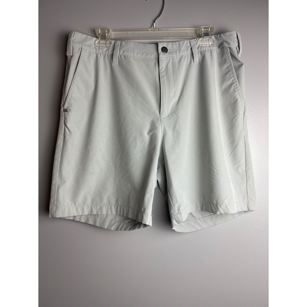 Adidas Golf Shorts Mens 34 Light Gray Good Performance Lightweight Active